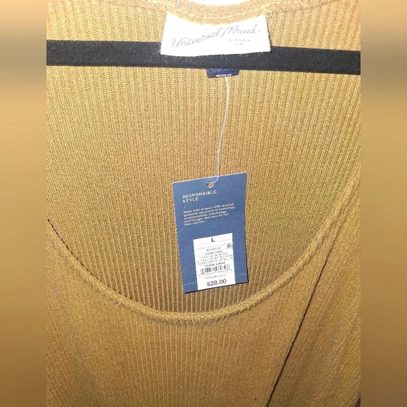 NWT Universal Threads Drop Waste Soft Sweater Type Maxi Dress Size Large - Picture 3 of 3